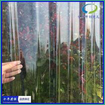 1 5MMPC transparent tile Sunshine board Sunshine Room rain shed panel color steel tile plate glass steel tile bright tile lighting tile