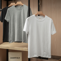 God reline three sets of gift boxes 210g pure combed cotton fabric enzyme washed pure color round collar bottom shirt half sleeve