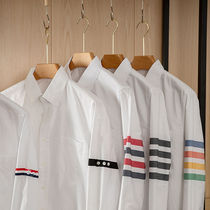 Ultra Classic Mens TB Style 40pcs 100% Cotton Oxford Textile Solid Color Long Sleeve Bottoming Casual Shirt