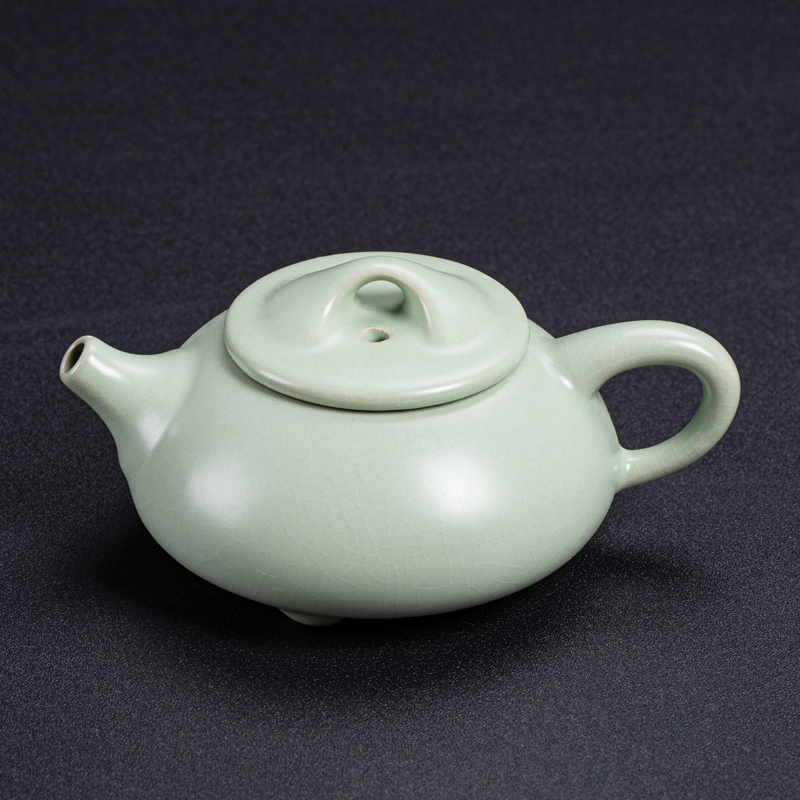 Your up teapot filtering large single pot shih pot pottery piece of ice to crack open the teapot household porcelain kung fu tea set side