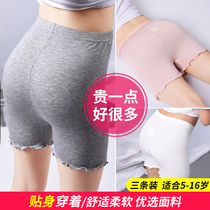  Girls  safety pants pure cotton summer thin section girls boxer leggings insurance shorts childrens wear anti-naked underwear