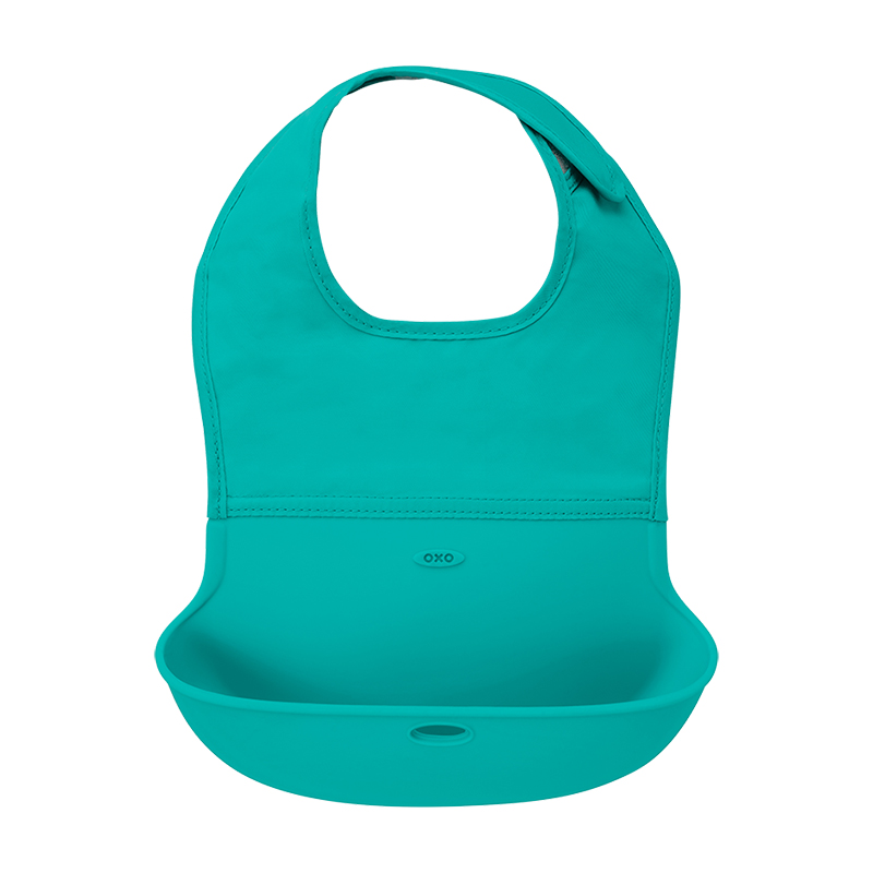 oxo aoxiu silicone bib baby waterproof eating baby feeding saliva bib rice poet artifact super soft and portable