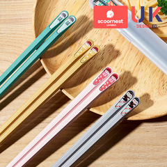 科巢儿童筷子家用高档合金专人专用家庭高颜值分餐筷子一人一筷价格比较