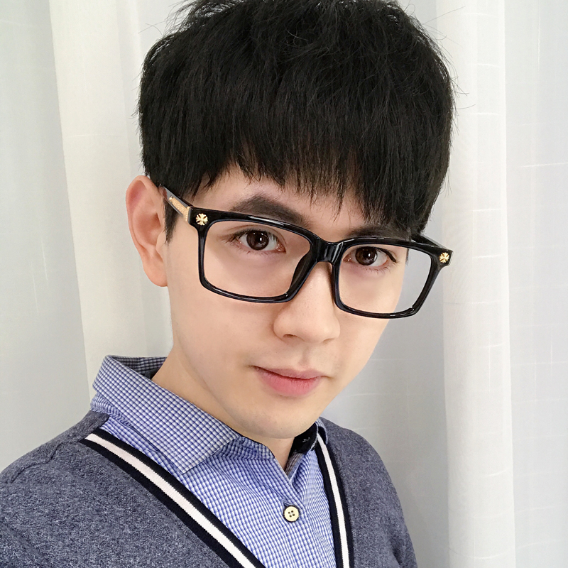 眼镜框 男 全框 个性 韩潮大脸眼镜架复古方框近视眼镜女有度数