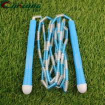 Figure bamboo joint plastic skipping rope adult fitness weight loss children primary and secondary school students Physical Exercise Blue Green