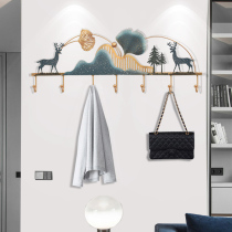 Simple and modern personalized clothes hook entrance door hook creative decorative door rear shelf metal coat hook