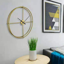 Creative personality home wall clock mute wall watch Nordic wall clock modern simple fashion living room electronic clock decoration