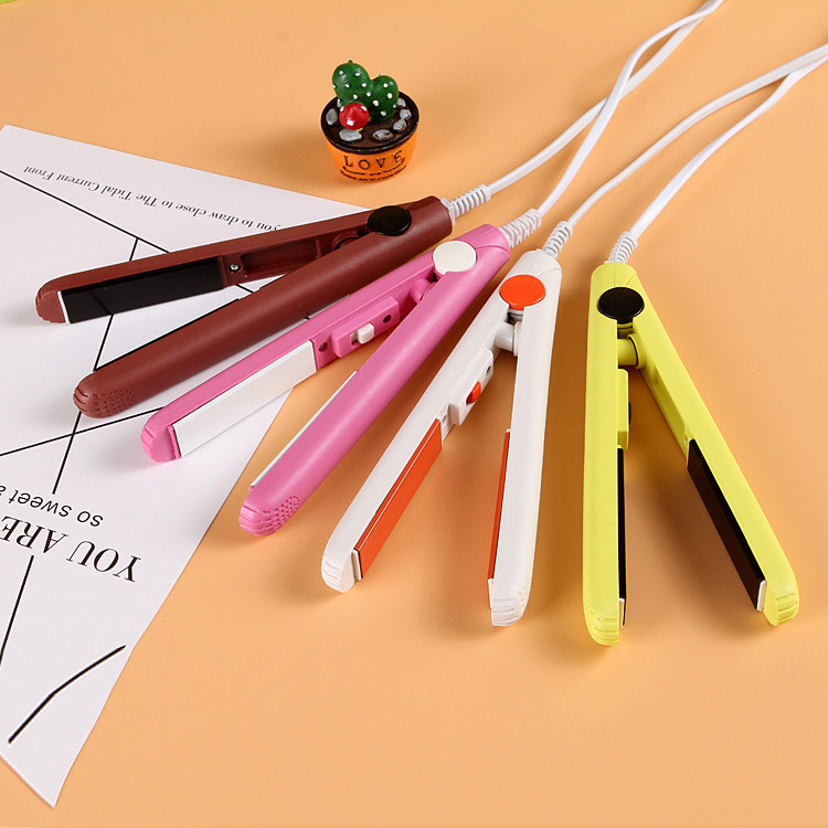 拉发直板直发卷发棒两用空气刘海内扣迷你便携学生不伤发韩小夹板