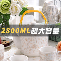 Ceramic kettle cold kettle teapot cold kettle household summer cold boiling water capacity glass water high temperature