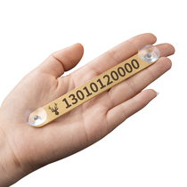 All the way Ping An metal temporary parking number plate car moving car phone card brass stainless steel