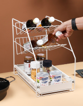 Home desk drawing cabinet kitchen lower sink storage rack storage rack floor-standing finishing shelf