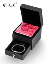 ruibeila sterling silver male and female couple bracelet bracelet Tanabata gift gift girlfriend anniversary custom engraved gift box
