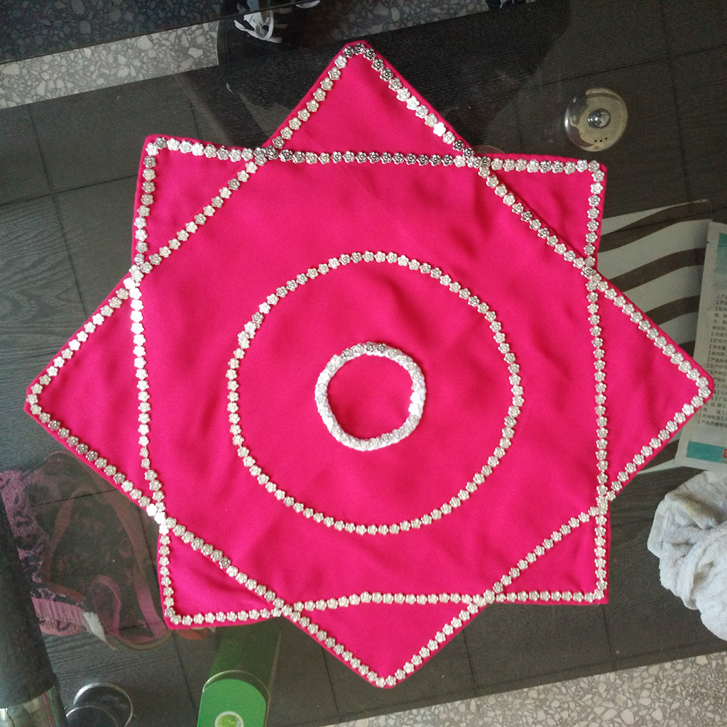 舞蹈手绢麻纱八角巾 东北二人转重磅纱专业教学考级技巧专用