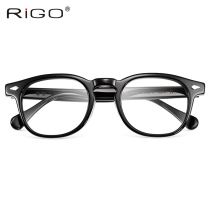 Celluloid glasses frame mens retro art tide glasses frame plate black frame hand-made celluloid myopia glasses