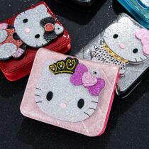 2021 new short wallet female student Korean cute cartoon net red little fresh girl heart small coin purse tide