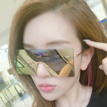 Star women 2021 ladies personality glasses round face sunglasses Korean version of new net red sun glasses tide retro elegant