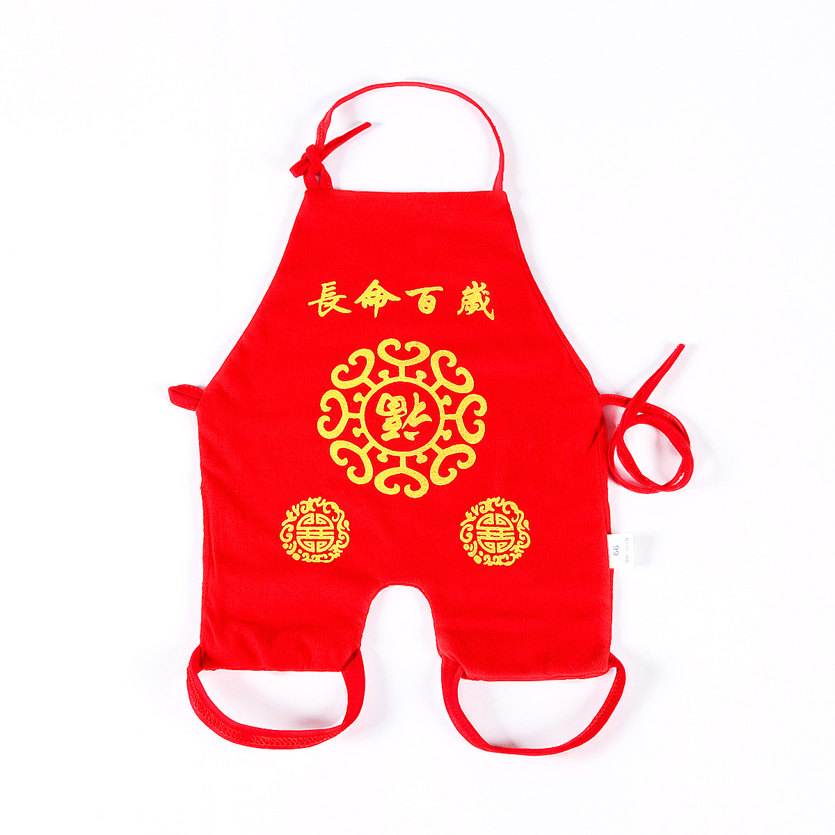 婴儿新生儿肚兜护肚夏季薄款纯棉满月百天周岁宝宝大红色兜兜衣服