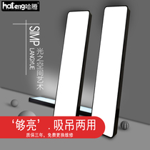 Long strip light led office chandelier Square pass super bright rounded corner supermarket shopping mall dance studio rectangular ceiling lamp