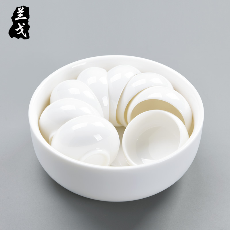 Having dehua white porcelain tea wash your large jade porcelain ceramic kung fu tea cup water concentration writing brush washer from spare parts for the tea taking
