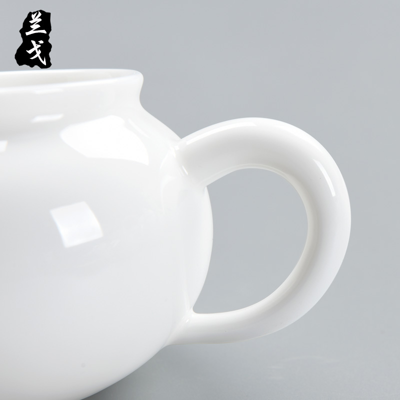 Having reasonable dehua white porcelain kung fu tea tea tea sea points fat white cups of tea ware ceramic cup