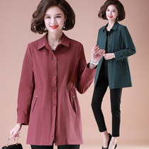 Middle aged mother Gats plus size jacket 40-year-old 50 mid-year middle-aged spring and autumn blouse womens broadside weaters