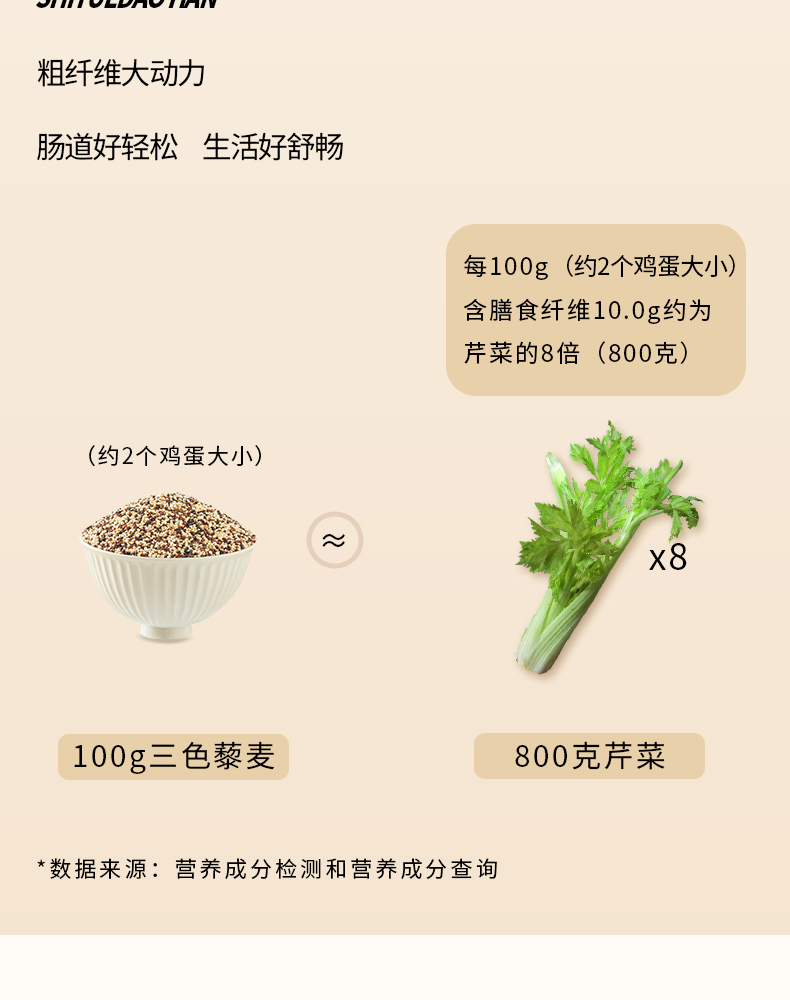 藜麦红白黑混合黎麦米杂粮480g