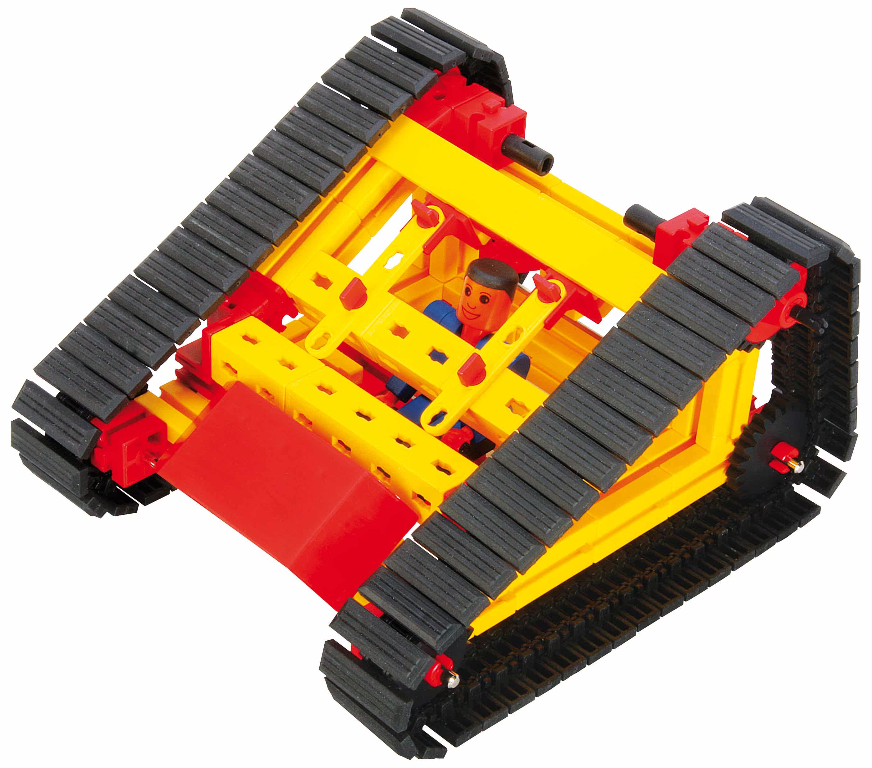 德国原装慧鱼拼装积木玩具模型推土机亲子玩具505280正品