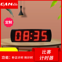 Ganxin 5 inch 4 Outdoor non-waterproof LED time minute countdown positive timer digital clock Big stopwatch