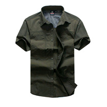 Takaka summer short sleeve quick-drying shirt men outdoor casual shirt quick-drying clothes loose moisture absorption breathable sports hiking