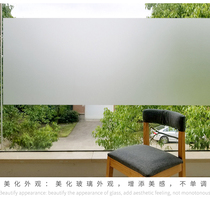 Sliding door sunscreen sticker frosted glass film transparent window 1 square 100cmX100cm thickened also printed