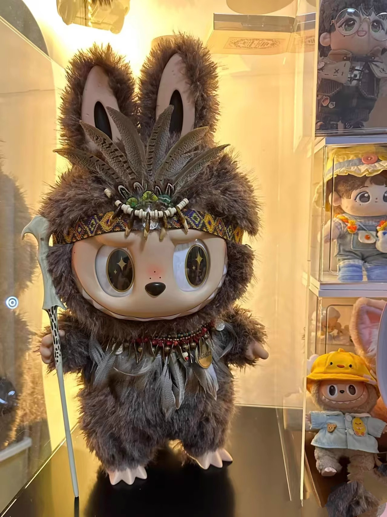 58cmlabubu娃衣拉布布衣服搪胶娃衣zimomo58cm大首领印第安酋长