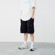 SDCPCCBB 19SS Japanese basic three color shorts men and women couples loose five-point pants Tide brand national tide