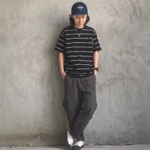 19ss new WASSUP REGULAR CARGO second generation casual wash loose multi-pocket workwear pants