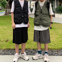 Nothingnever 2020SS multifunctional multi-pocket tactical vest men and women couples loose Joker top