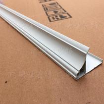 High-grade European-style edging strip profile aluminum sideline sand white wood wire printed gold sideline complete set of integrated ceiling accessories