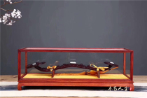 Red Wood Ruyi Pendulum Pieces Home Solid Wood Zambia Blood Sandalwood Carvings Large Number Guest Hall Furniture Decoration Auspicious Ruyi