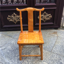 Golden Phoebe Back Chair Mahogany Small Chair Childrens Small Stool Official Hat Chair School Desk Chinese Style Solid Wood Chair Furniture