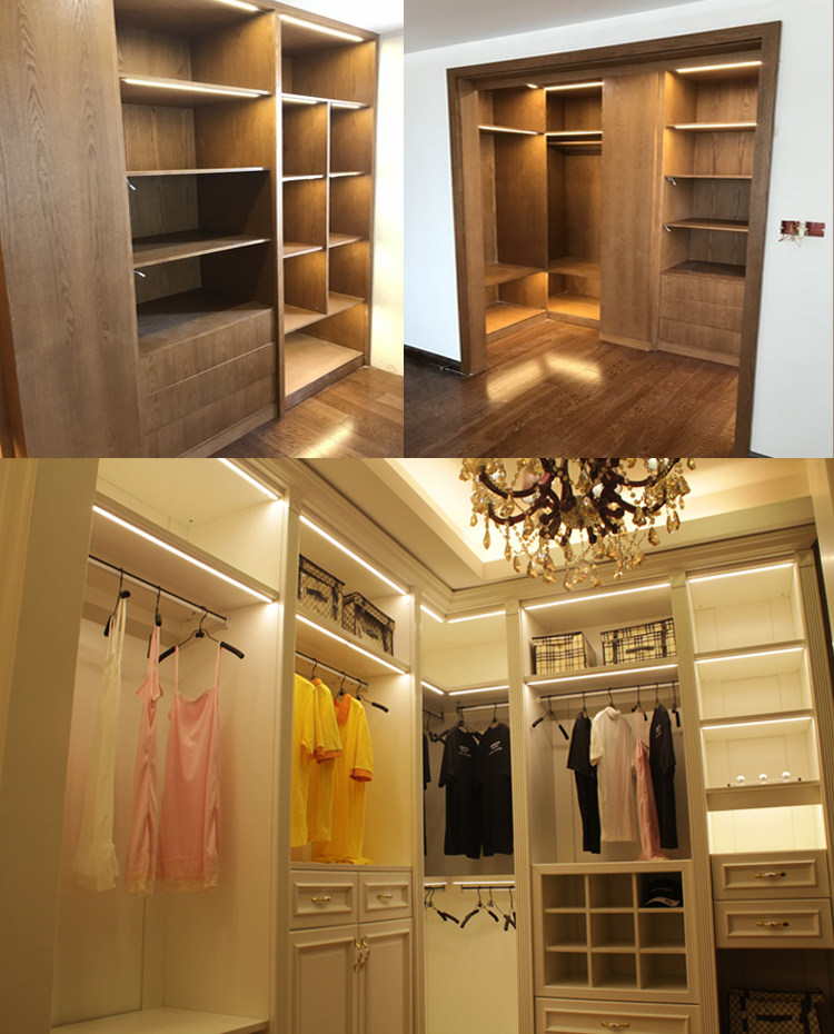 led人体红外线感应灯嵌入式灯条灯带衣柜橱柜吊柜柜底照明灯