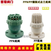 PPR PVC PP chemical plastic flange bottom valve sewage treatment plastic bottom valve check valve check valve DN32-200