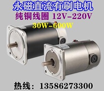 Customized DC12V to 220V permanent magnet DC brush special motor motor 30W to 600W