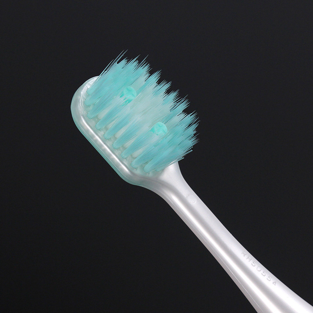 日本进口正品 ebisu惠百施宽幅超细双层软毛中毛舌苔牙齿美白牙刷