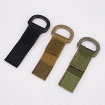 Outdoor tactical nylon webbing small buckle military fans multifunctional mountaineering buckle tactical bag hanging thing Hook
