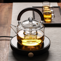 Lin Zicha Yi home large capacity creative heat-resistant glass cooking beam teapot health tea boiler electric pottery stove