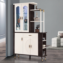 Living room light luxury wine cabinet decoration shoe cabinet Hall Cabinet screen double-sided door Hall Cabinet post-modern entrance entrance partition cabinet
