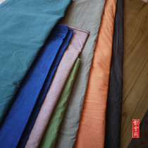 Yunnan martial arts plant dyes 20 yarn pure cotton sheet clothing diy home textile pure color fabric