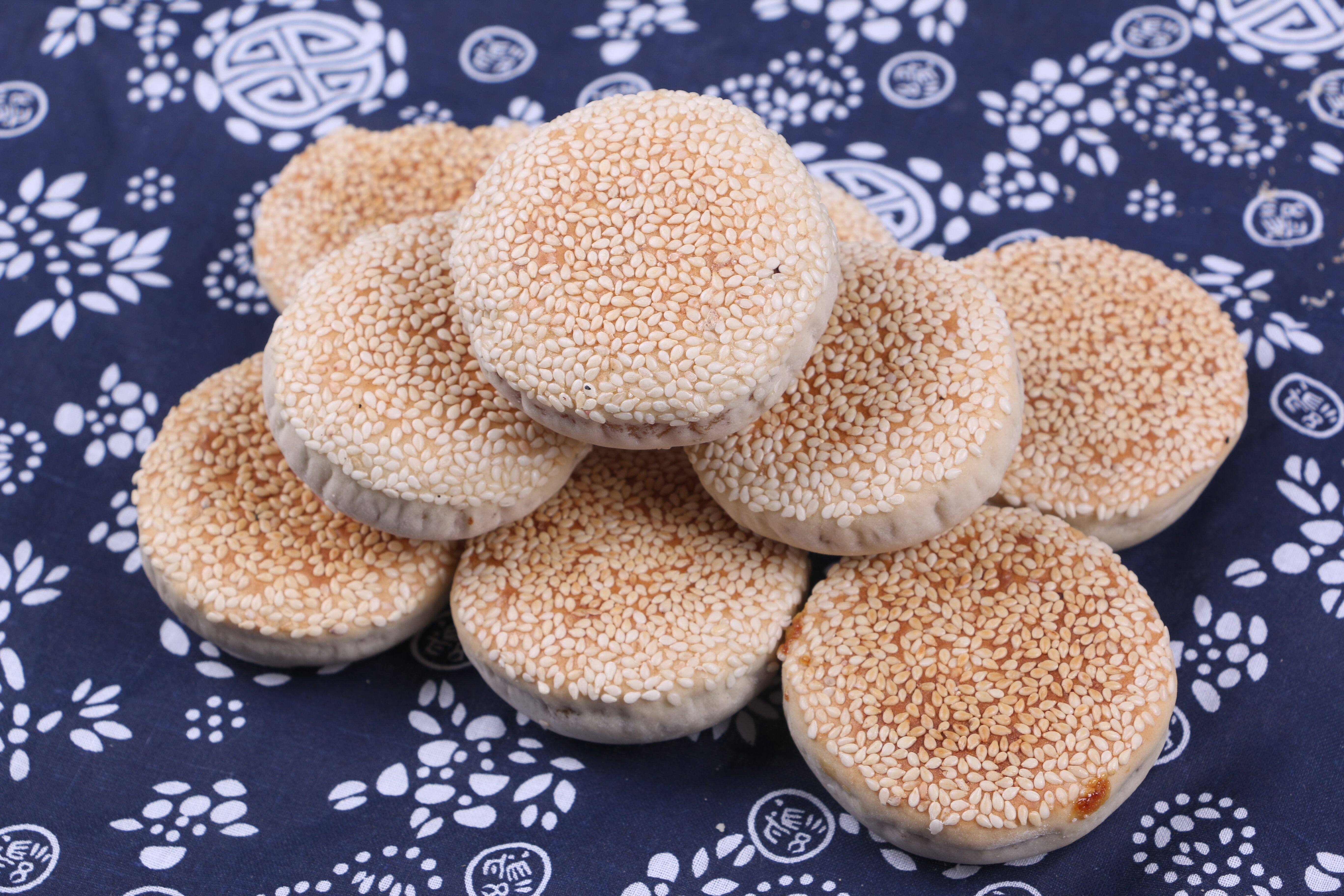 三衢味衢州特产 空心桂花饼 手工传统糖饼 点心零食 一筒5个包邮