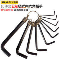 Stanley 10pcs Allen Key Set Metric Bike Home Multi Furniture Assembly Tools
