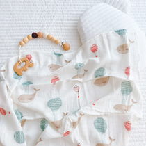 Baby gauze quilt summer thin newborn supplies baby necklace baby cover soft