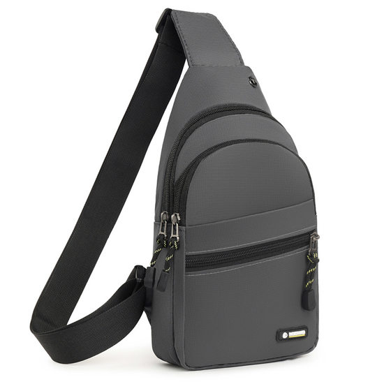 New chest bag men's sports leisure bag Fashion versatile men's shoulder chest bag Korean version of men's mesengers small backpack tide New chest bag men's sports leisure bag Fashion versatile men's shoulder chest bag Korean version of men's mesengers small backpack tide