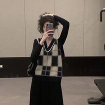 Sandro Moscoloni autumn winter new foreign air-knitted cardiovert Machia knitted dress fashion suit